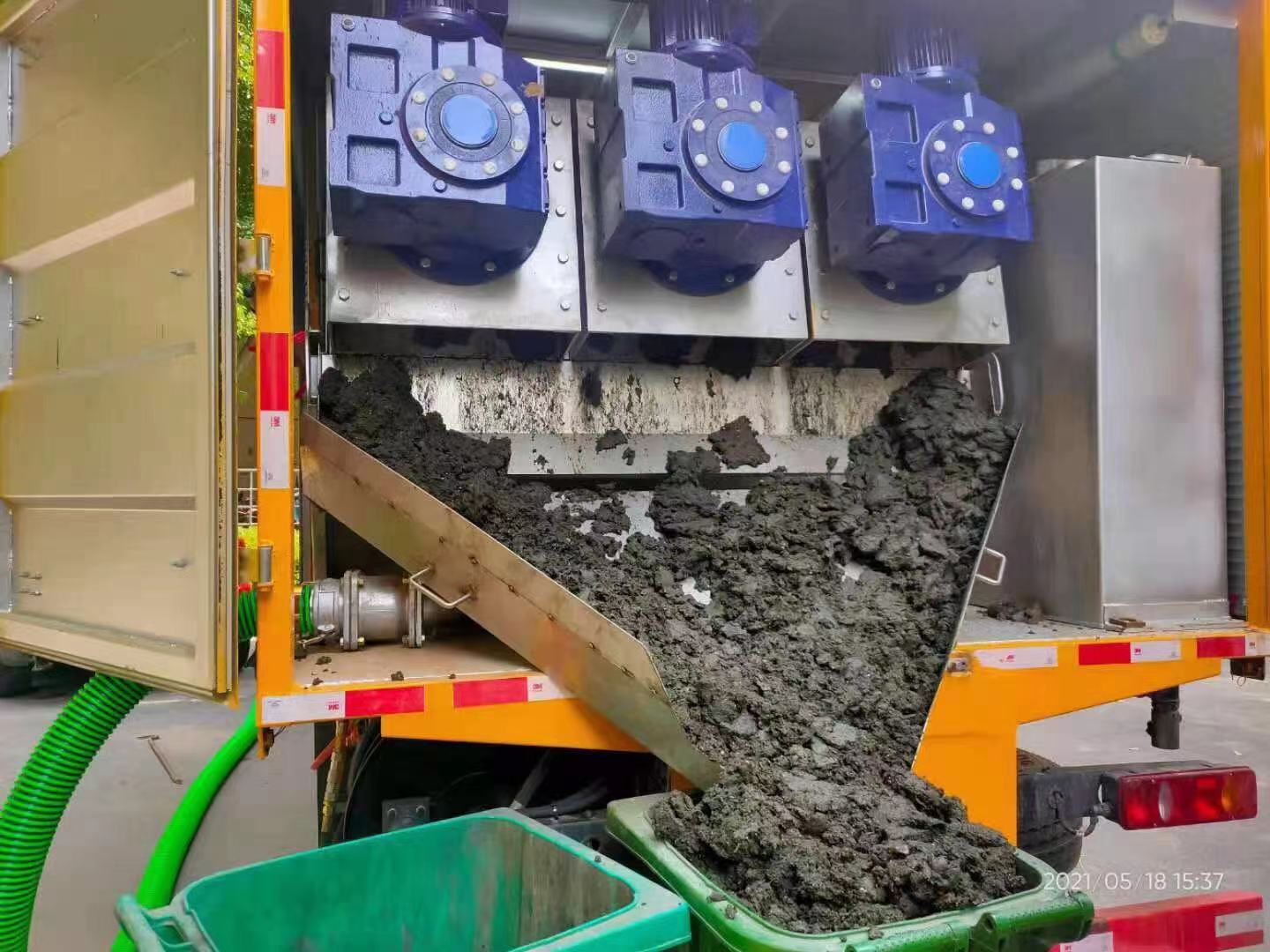 天河化粪池清掏城市维护站-泥浆净化干湿分离处理